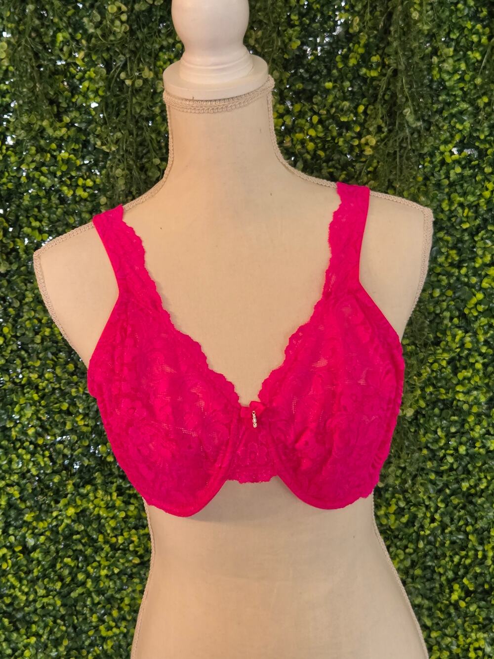 Pink Smart & Sexy Signature Lace Unlined Underwire Bra, 40C